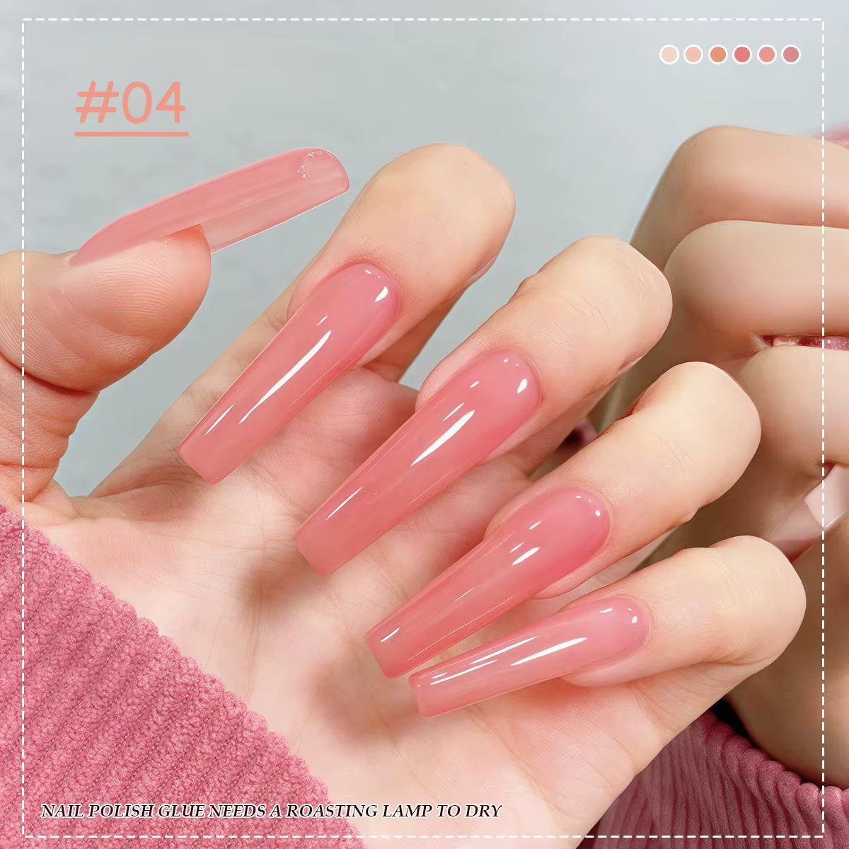 SHAKA 10 ml nouveau populaire glace rose vernis à ongles Gel ensemble Semi Permanent Nail Art trempa