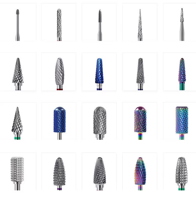 Mèches à ongles en carbure de tungstène, fraise pour enlever le vernis à ongles, Machine de manucure