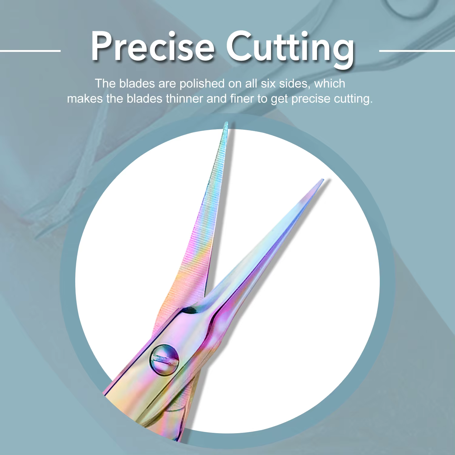Ciseaux à cuticules pour ongles, 1 pièce, sourcils/cils, moustache, multi-usages, Extra fins, incurv