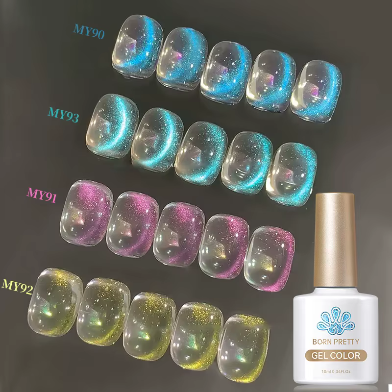 BORN PRETTY 10ml Auroras Cat Gel magnétique larmes d'anges cristal brillant comme un conte de fées t