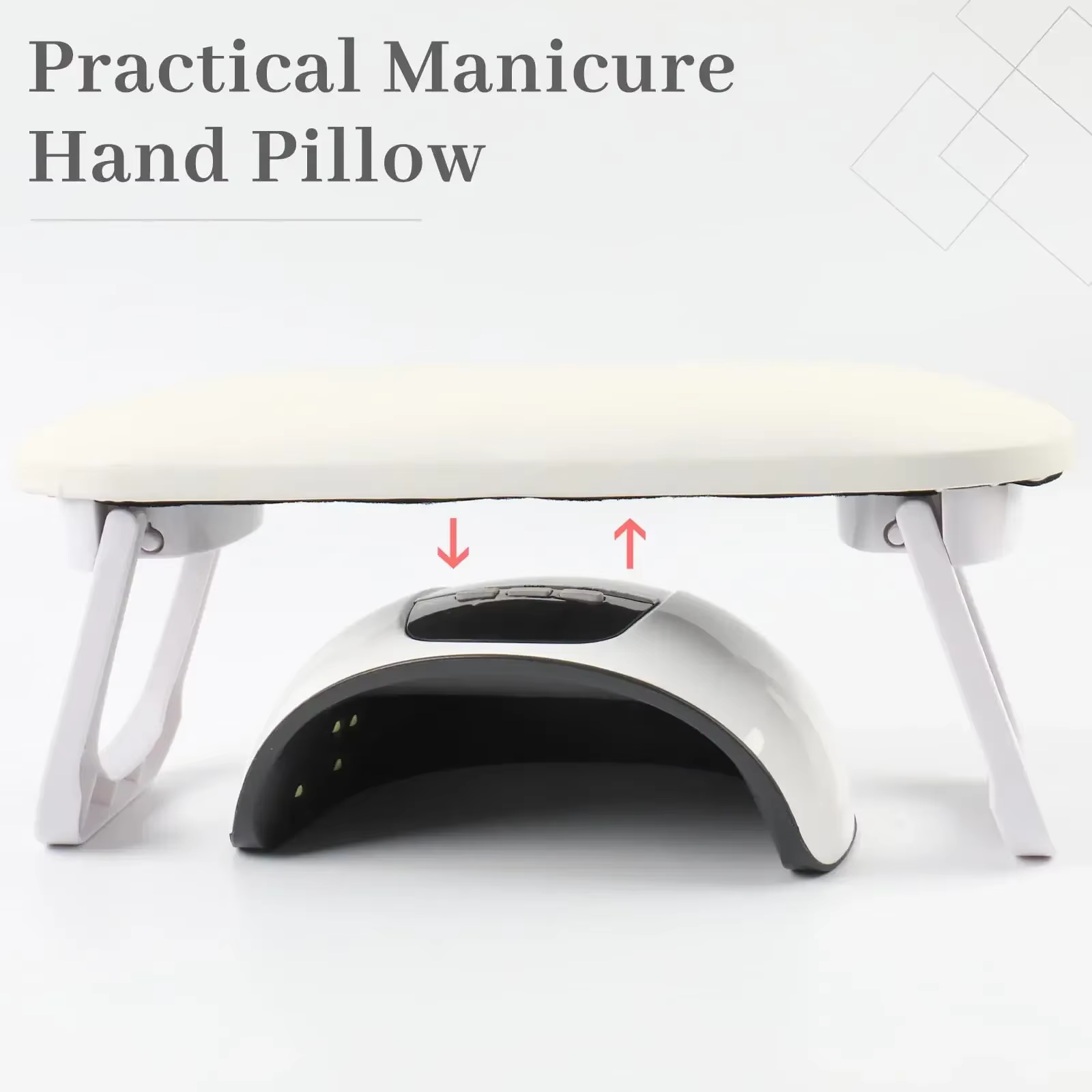 H6-Oreiller pour les mains Nail Art, portable, facile à nettoyer, confortable, non ald
