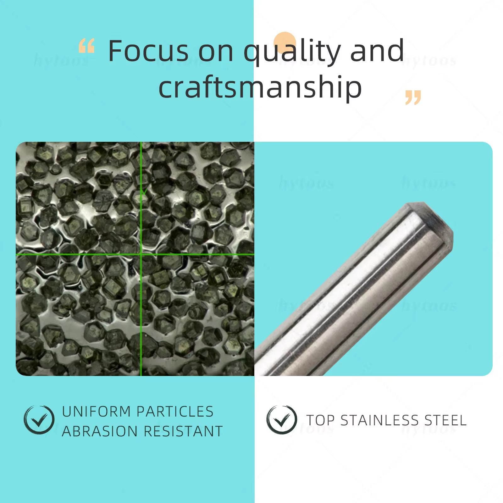 HYTOOS 5 pièces/ensemble forets à ongles diamant russe cuticule propre foret à ongles sécurité profe