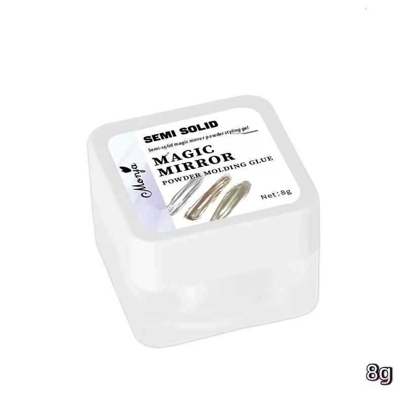 Miroir magique ongles modélisation Gel semi-solide UV LED 3D modélisation sculpture colle Durable ma