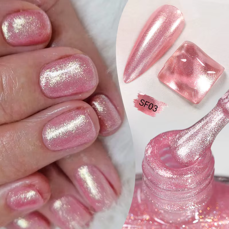 LILYCUTE 7ml vernis à ongles paillettes coloré brillant paillettes perle Nail Art bricolage décorati