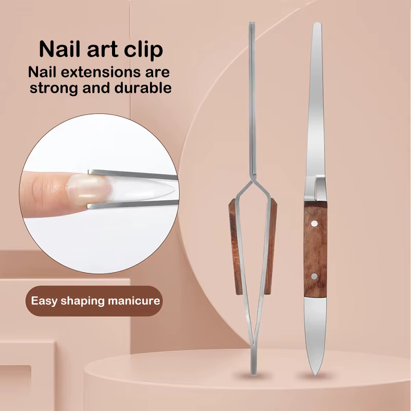 Pince à épiler pour façonner les ongles, outil de pincement de courbe, Extension de construction rap