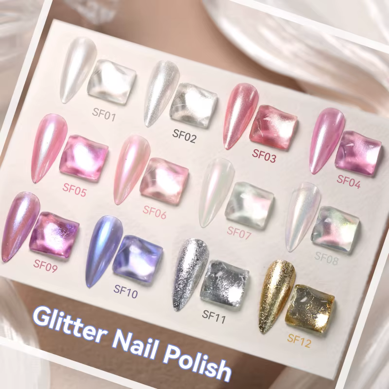 LILYCUTE 7ml vernis à ongles paillettes coloré brillant paillettes perle Nail Art bricolage décorati