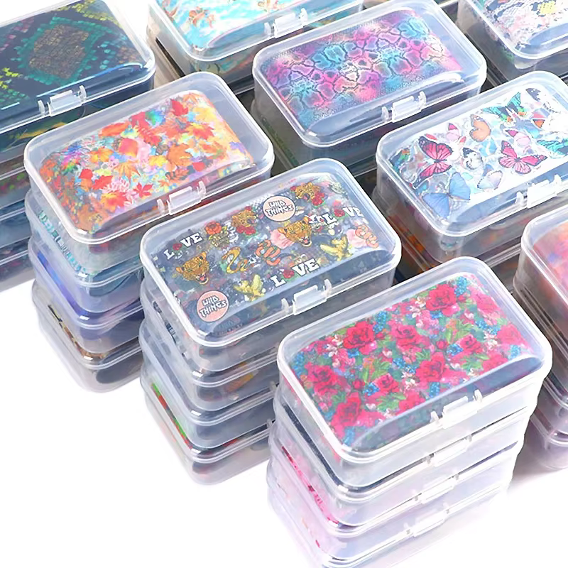 Autocollants pour ongles, 10 feuilles, fleur, papillon, décalcomanies de transfert étoilées, décorat