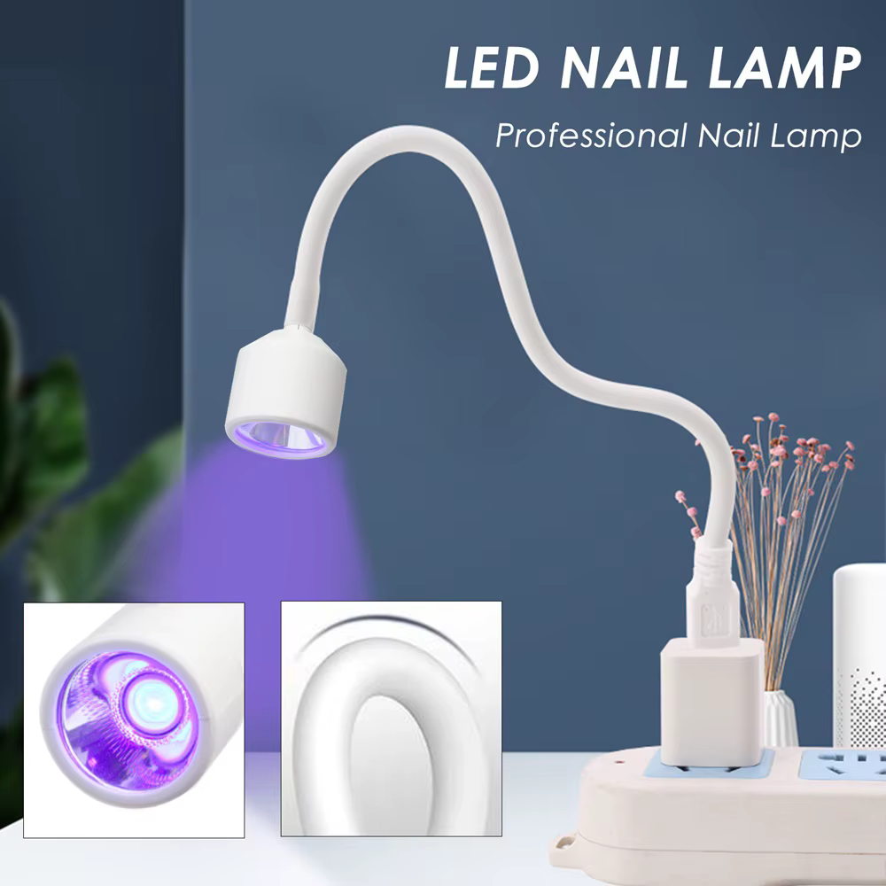 LULAA Mini sèche-ongles Uv Led lampe à ongles pliable polymérisation lumières lampe de bureau pour v