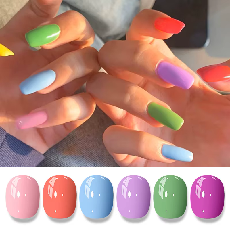 Vernis à ongles à base d'eau, 48 couleurs, longue durée, séchage rapide, pas besoin de lampe pour gu