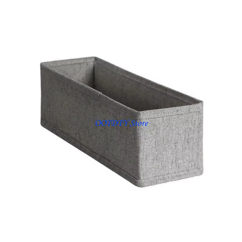 Organisateur placard robuste en tissu coton lin 367A, accessoire pour vêtements délicats, boîte rang