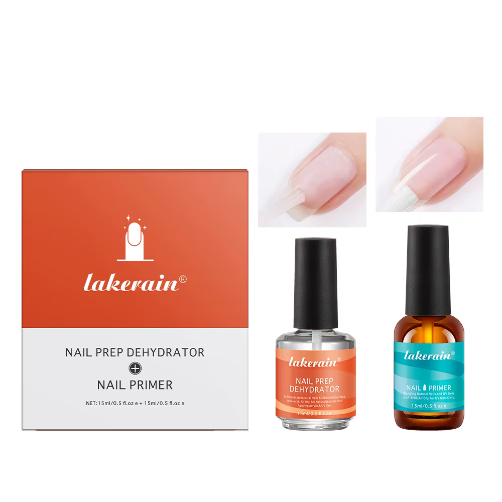 Primaire pour ongles à séchage rapide, préparateur déshydratant, nettoyant et prolongateur d'ongles