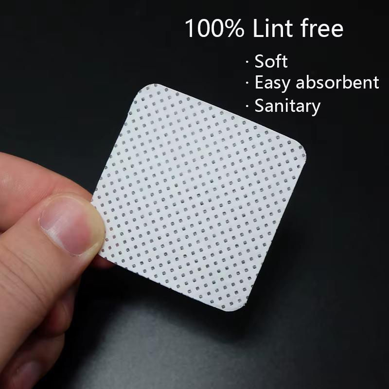 Lingettes pour ongles non pelucheuses, dissolvant de vernis à ongles, colle pour Extension de cils,