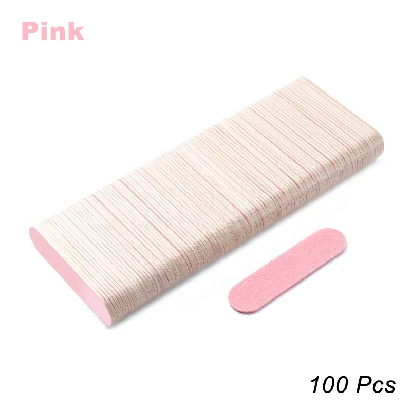 10 à 1000 pièces de mini-limes à ongles jetables - Limes à ongles double face pour manucure et pédic