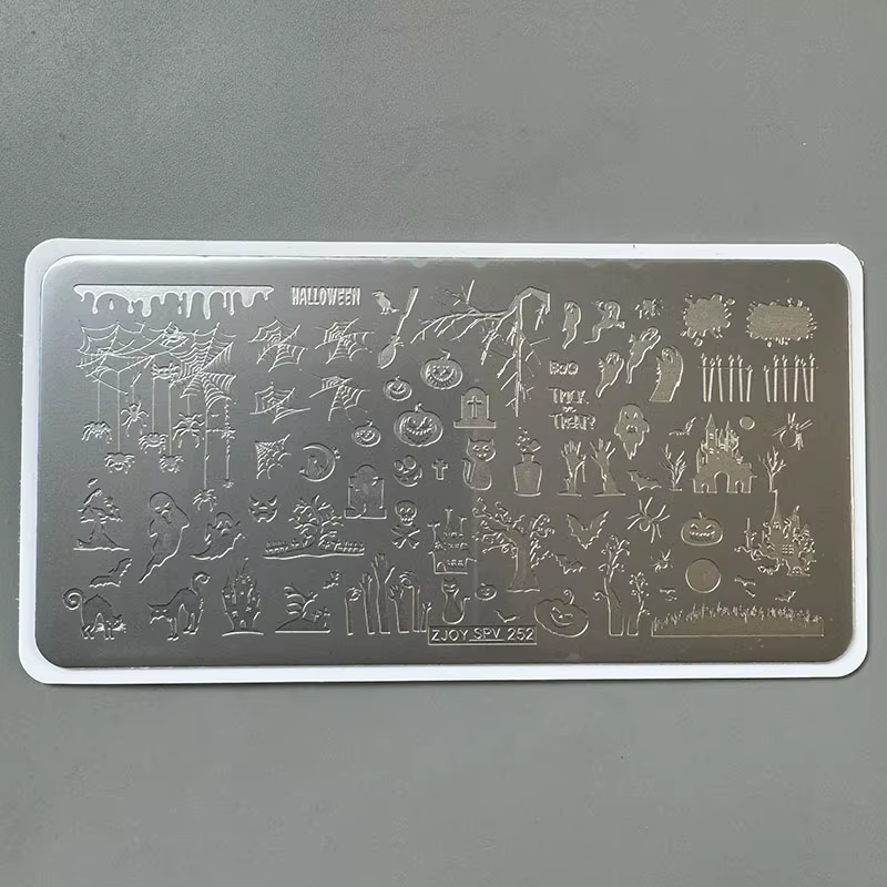 XMQ STAMPING NAIL PLATES CRUCIFIX TEMPLATES HALLOWEEN IMAGEPLATE