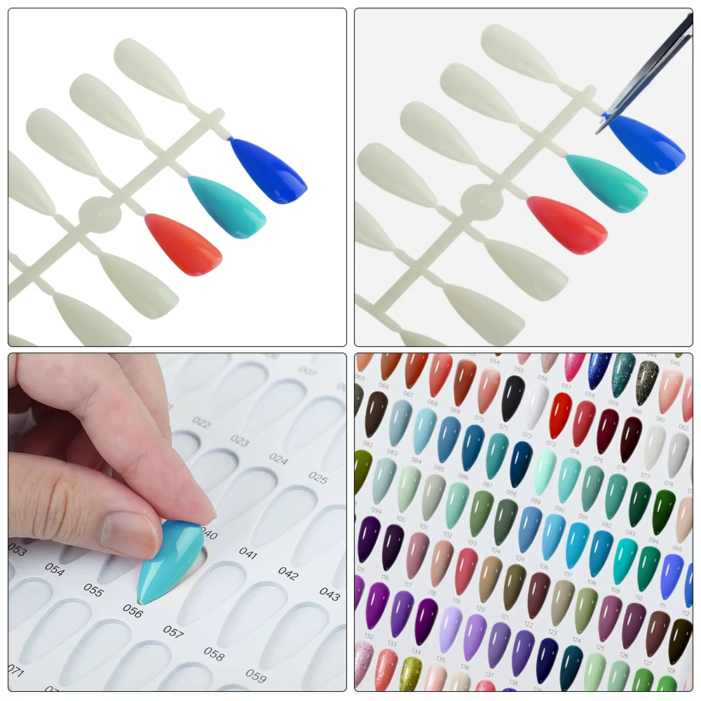 Livre d'exposition de faux ongles, 160/180/216 couleurs, livre de rangement de vernis à ongles, livr