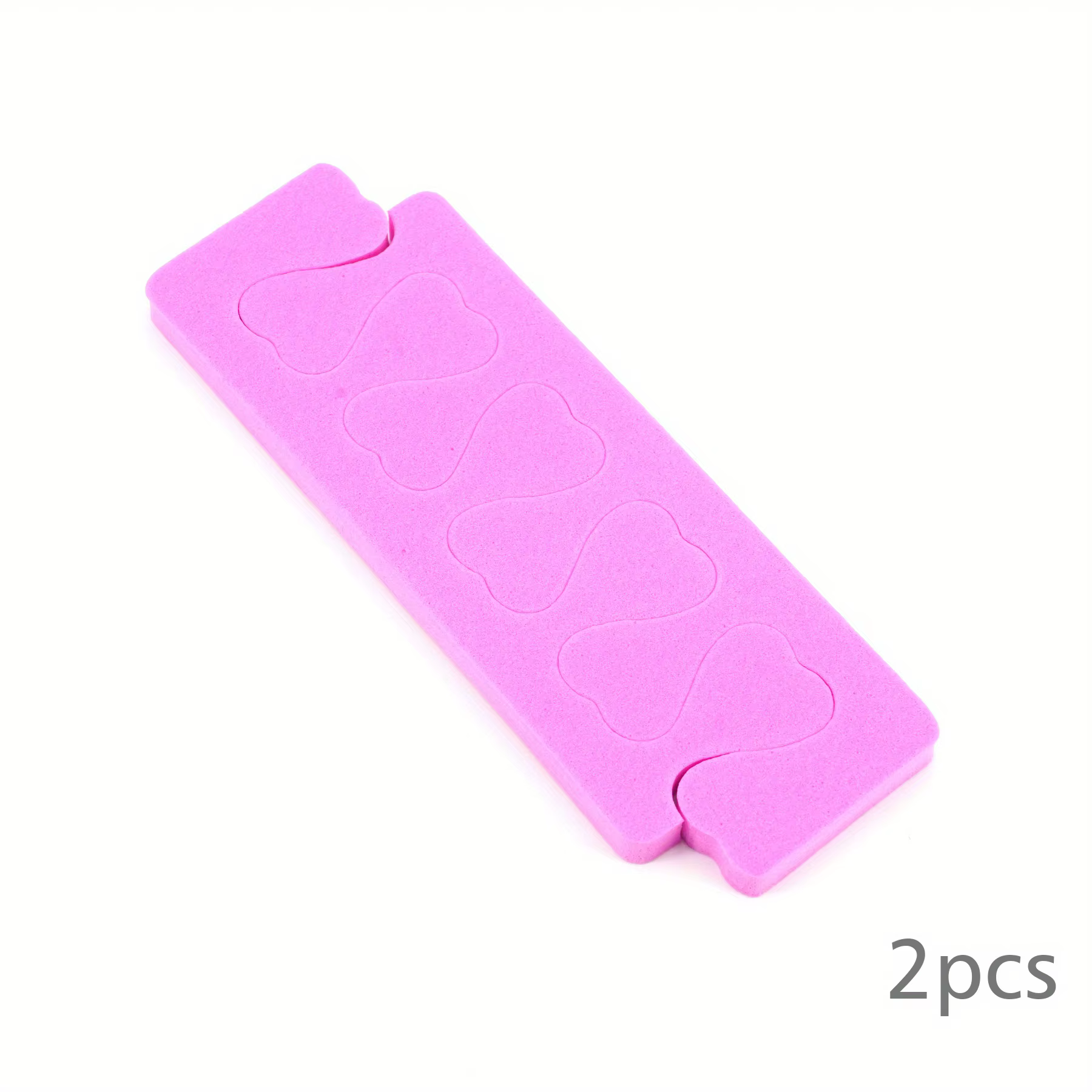 Séparateurs d'orteils pour Nail Art, rose, éponge pour pieds, Gel doux, outils UV, vernis, manucure 