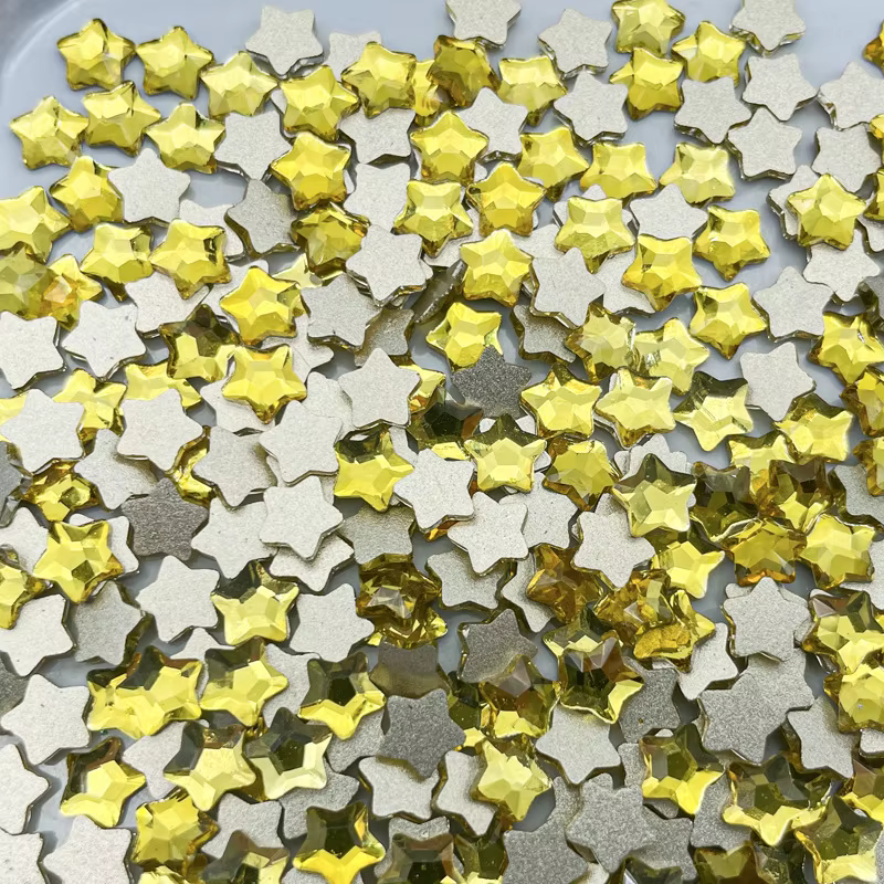 Strass multicolores pour Nail Art, 100 pièces, Mini pierres précieuses à dos plat, 6mm, pour bricola