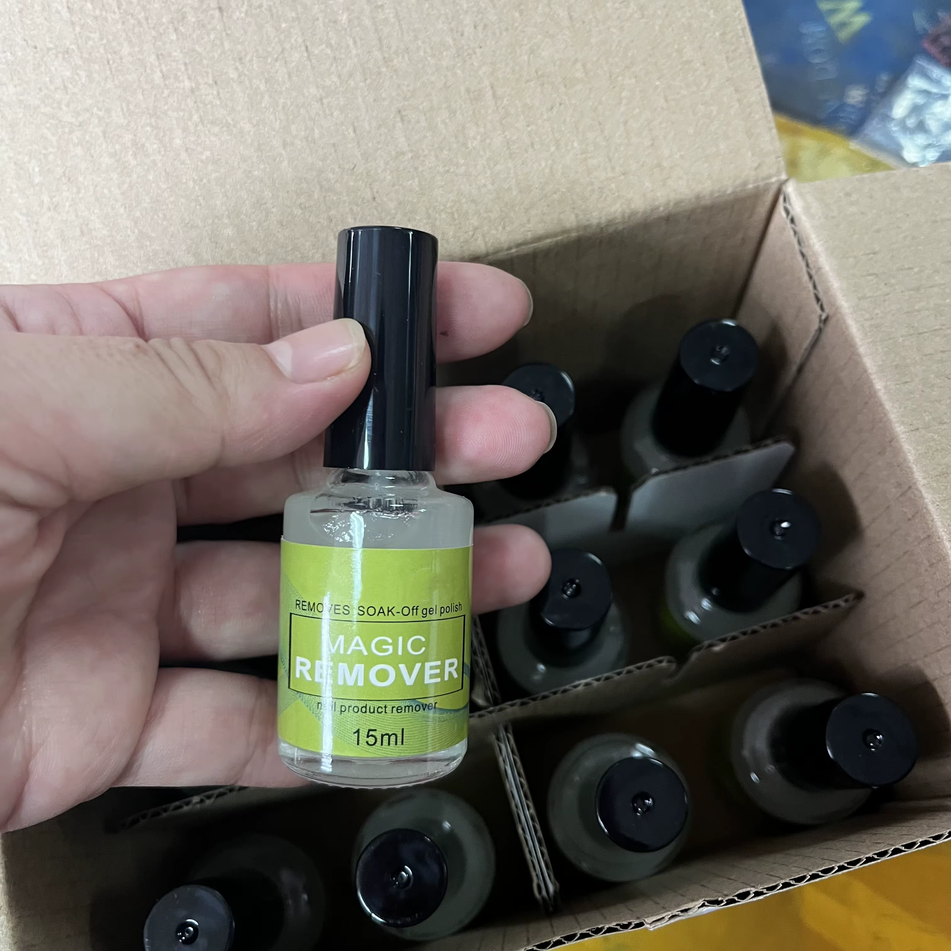 Dissolvant de vernis à ongles en Gel, dissolvant de colle à tremper, nettoyant de serviette magique,
