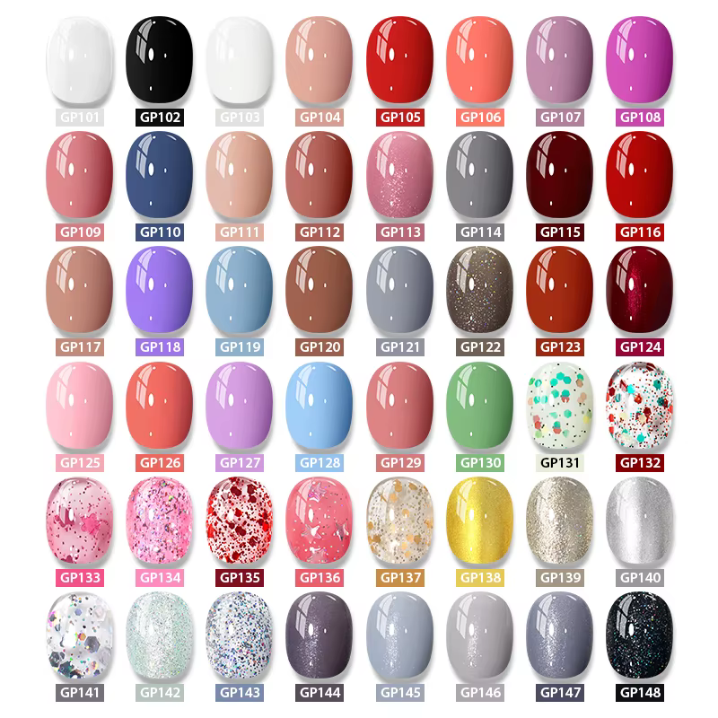 Vernis à ongles à base d'eau, 48 couleurs, longue durée, séchage rapide, pas besoin de lampe pour gu