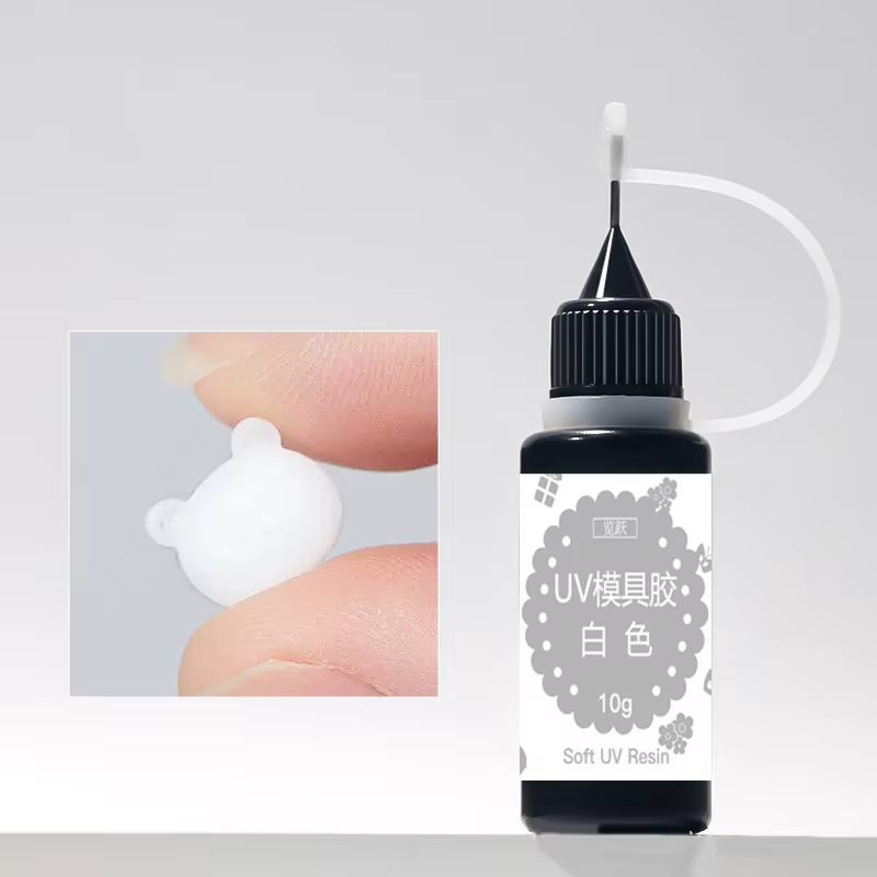 Gel sculpté pour moule à ongles 10g, Gel UV, Colle noire rose cristalline, Translucide, Outil de mou