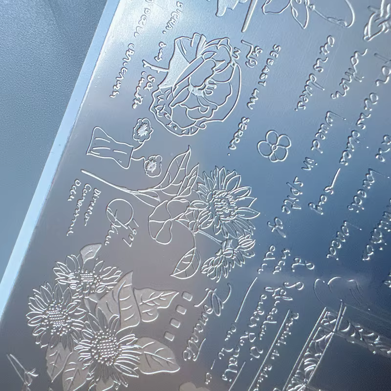 XMQ NAIL ART STAMPING PLATES LETRES Fleurs IMAGTEPLATES TEMPLATE