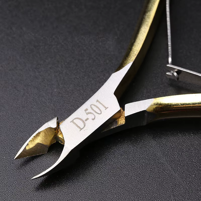 Coupe-cuticules professionnel, ciseaux de manucure, poussoir de pédicure, dissolvant de peau morte,
