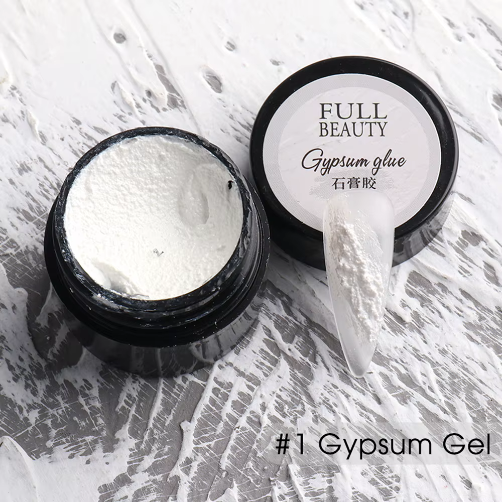 Accessoires de manucure, plâtre pour ongles, Texture de sable 3D, Gel de gypse, vernis pour Nail Art