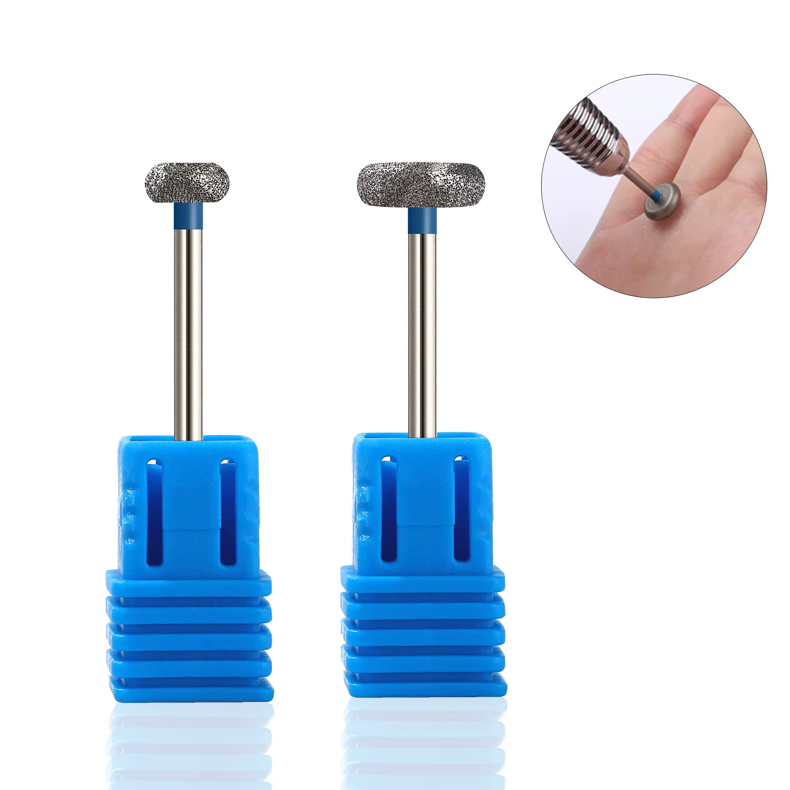 Foret à ongles en diamant, fraise rotative, pointes de nettoyage des cuticules, appareil pour manucu