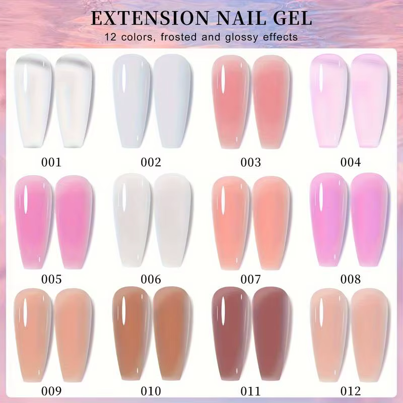 30ml gelée nue Extension Gel ongles construire Poly acrylique Gel UV LED vernis Gel pour étendre les