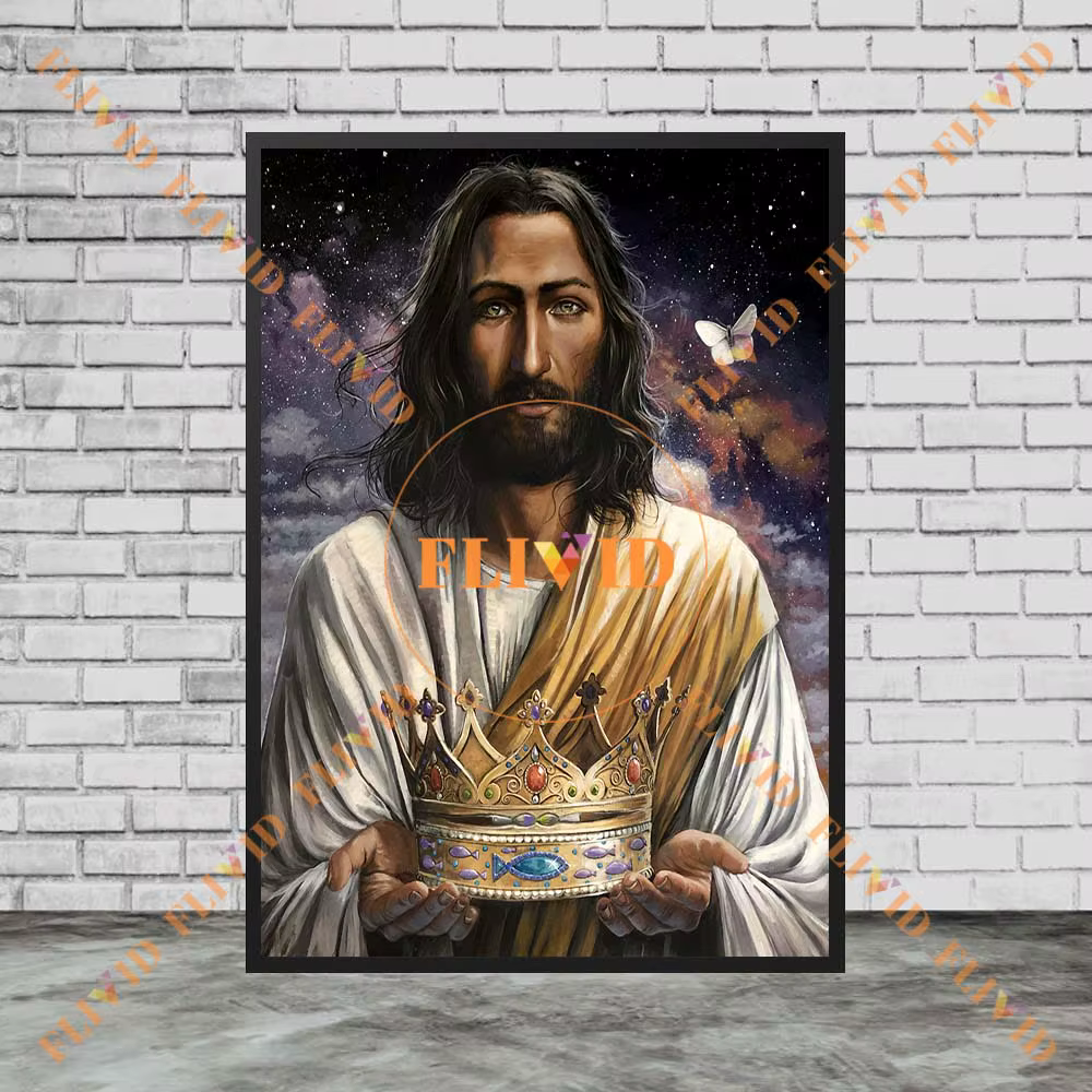 Affiche murale Vintage de rédemption du christianisme de Religion de jésus, images murales pour déco