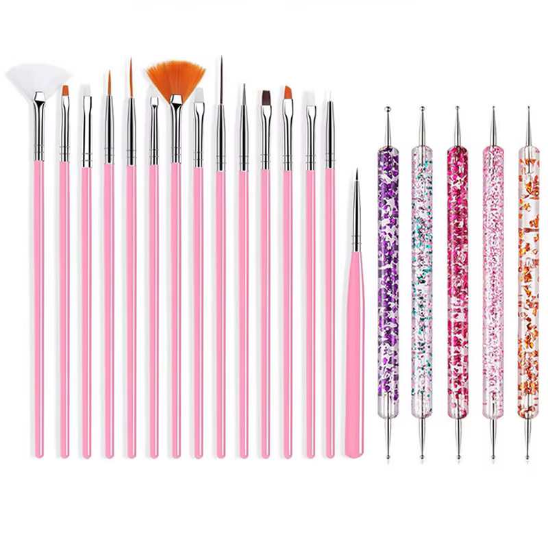 Ensemble de pinceaux pour Nail Art, fournitures professionnelles pour Gel UV acrylique, dessin, poin
