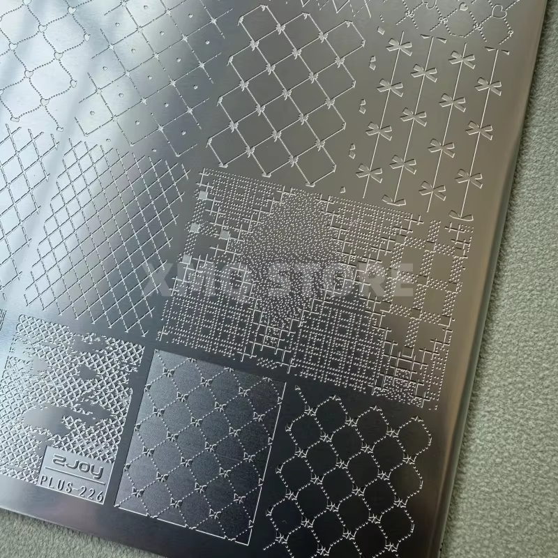 XMQ NAIL ART STAMPING PLATES LINES TEMPLATES IMAGEPLATE ROSE