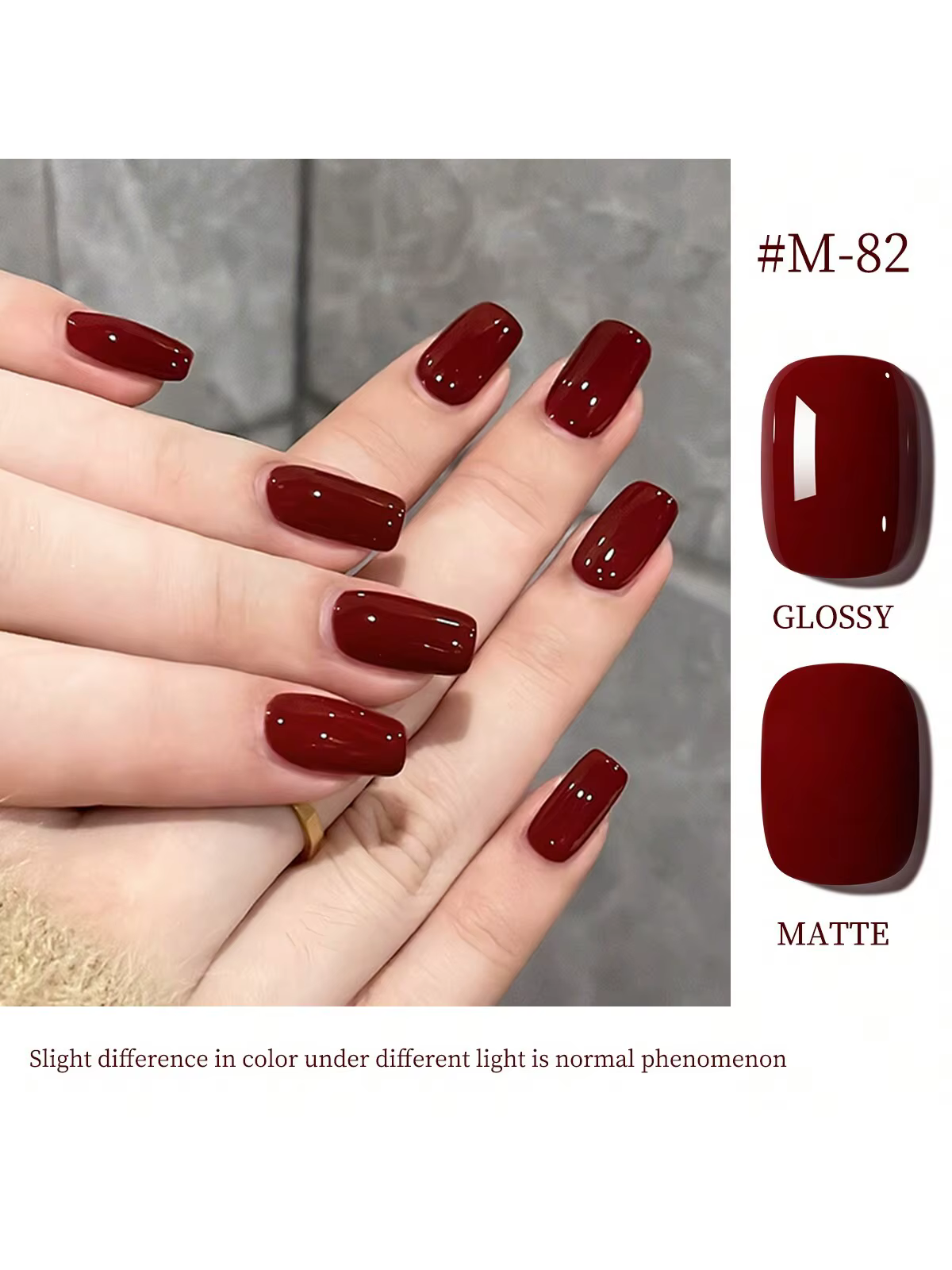 Vernis à ongles Gel rouge 15ml, traitement à la lumière UV pour Nail Art, manucure à faire soi-même 