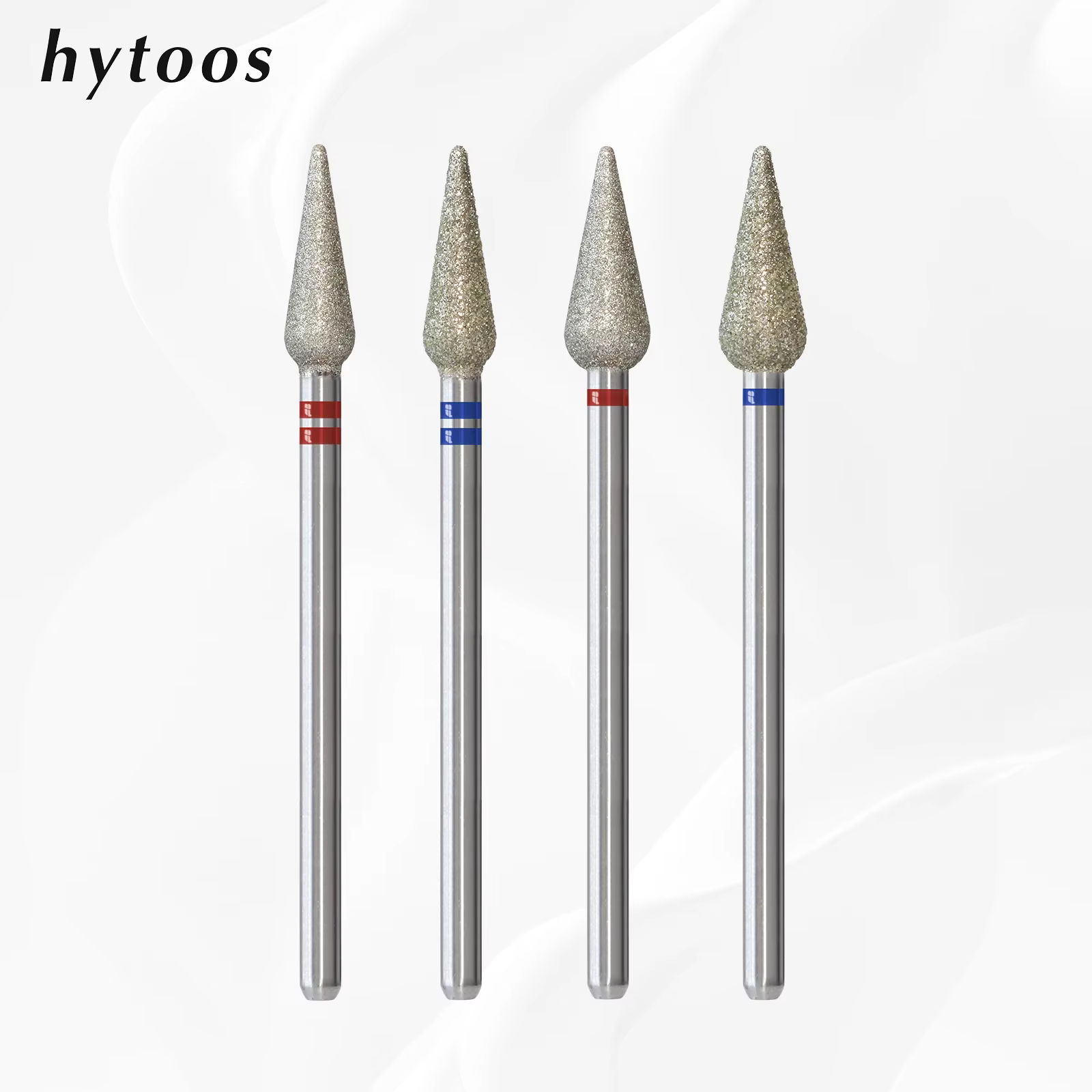 HYTOOS 5mm Long bourgeon cuticule propre ongles forets russe diamant peau morte ongles peu nettoyant