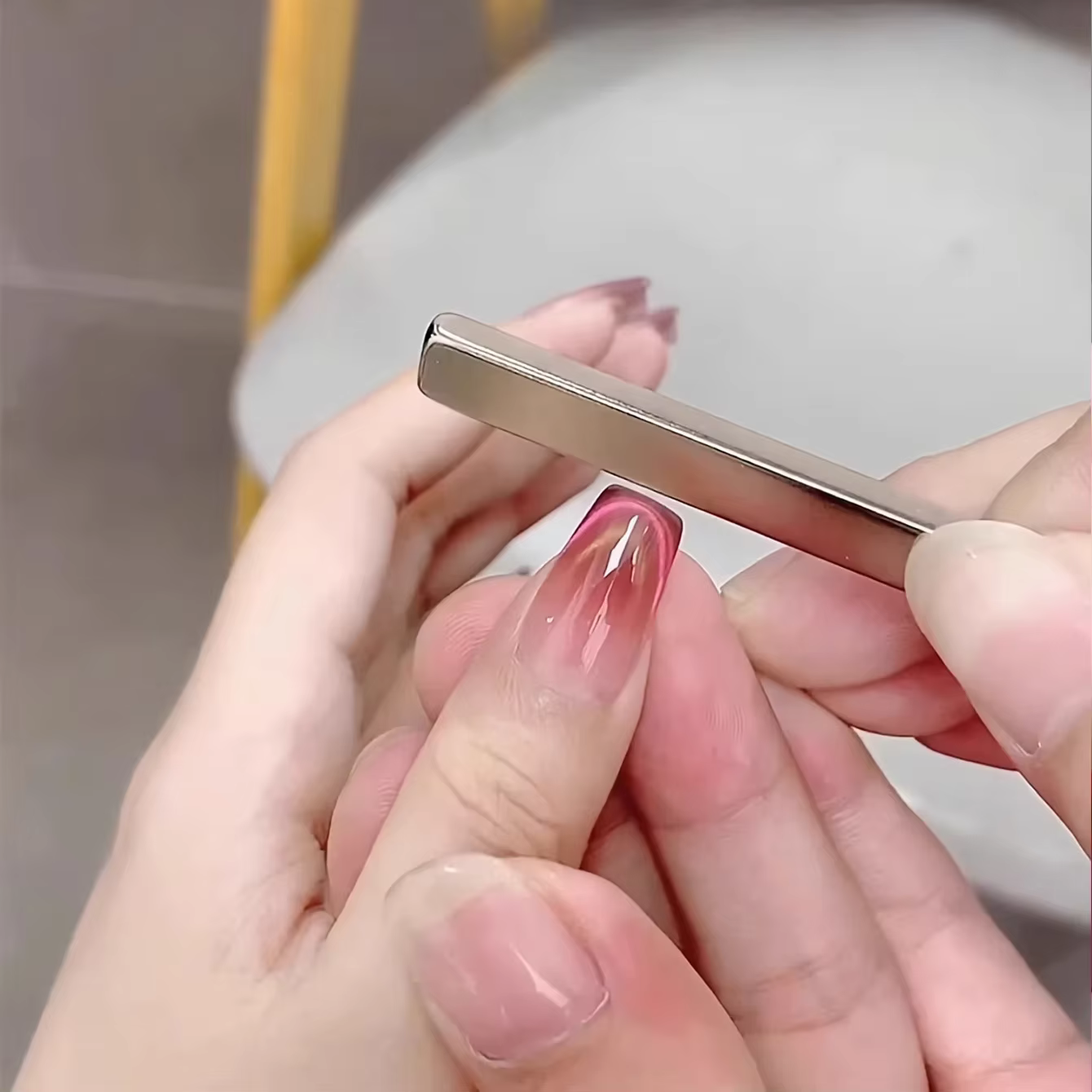 Stylo magnétique pour Nail Art, peinture 3D œil de chat, Design d'art des ongles, baguette magnétiqu