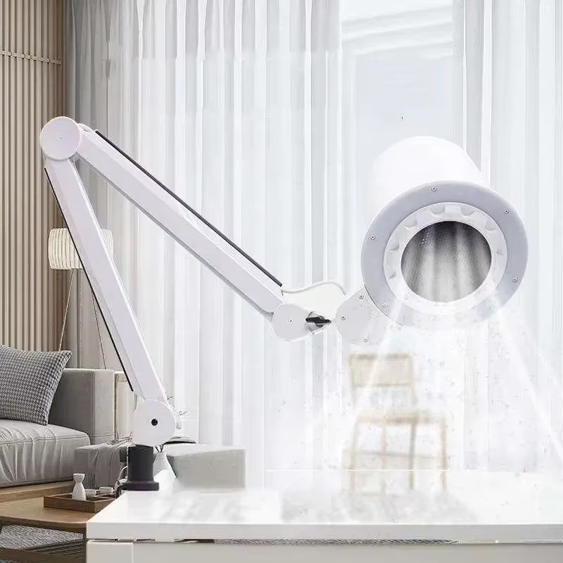 Collecteur de poussière pour ongles pour salon de beauté, lampe sans ombre, OEM, 4blanc professionne
