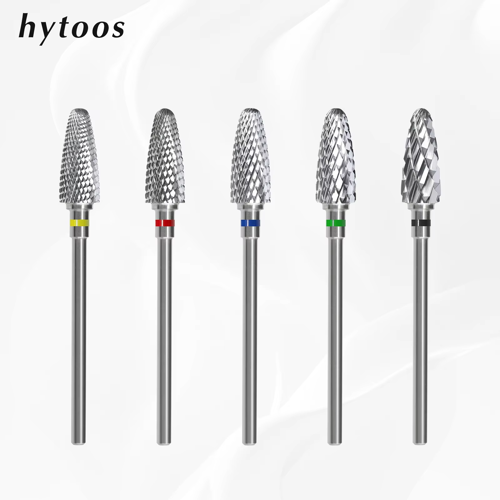 HYTOOS balle carbure forets à ongles professionnel rotatif flamme foret à ongles manucure acrylique
