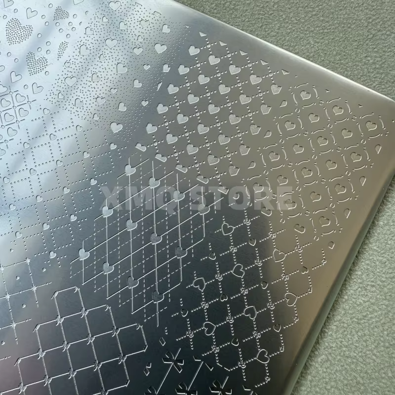 XMQ NAIL ART STAMPING PLATES LINES TEMPLATES IMAGEPLATE ROSE