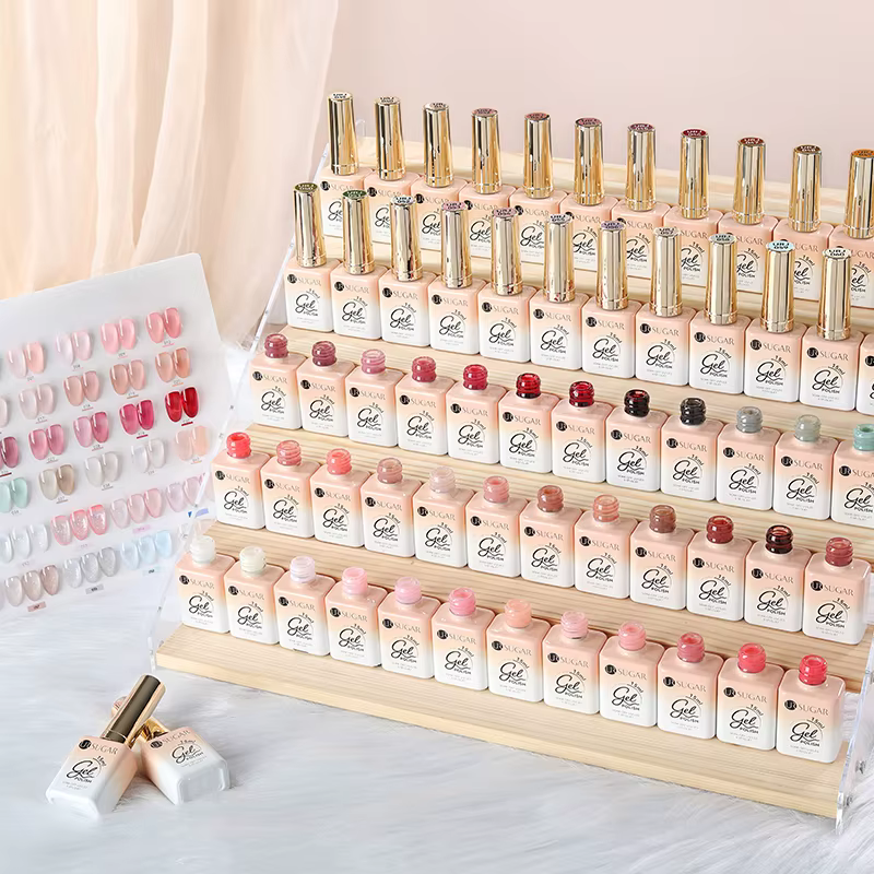UR SUGAR 15ml gelée nue Gel vernis à ongles rose clair translucide couleur tremper UV LED Gel vernis