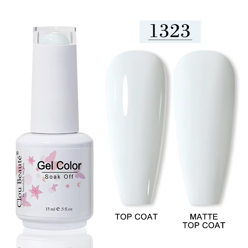 Clou miles-Verhéritage à ongles en gel UV semi-permanent, couche de base et de finition, 15ml