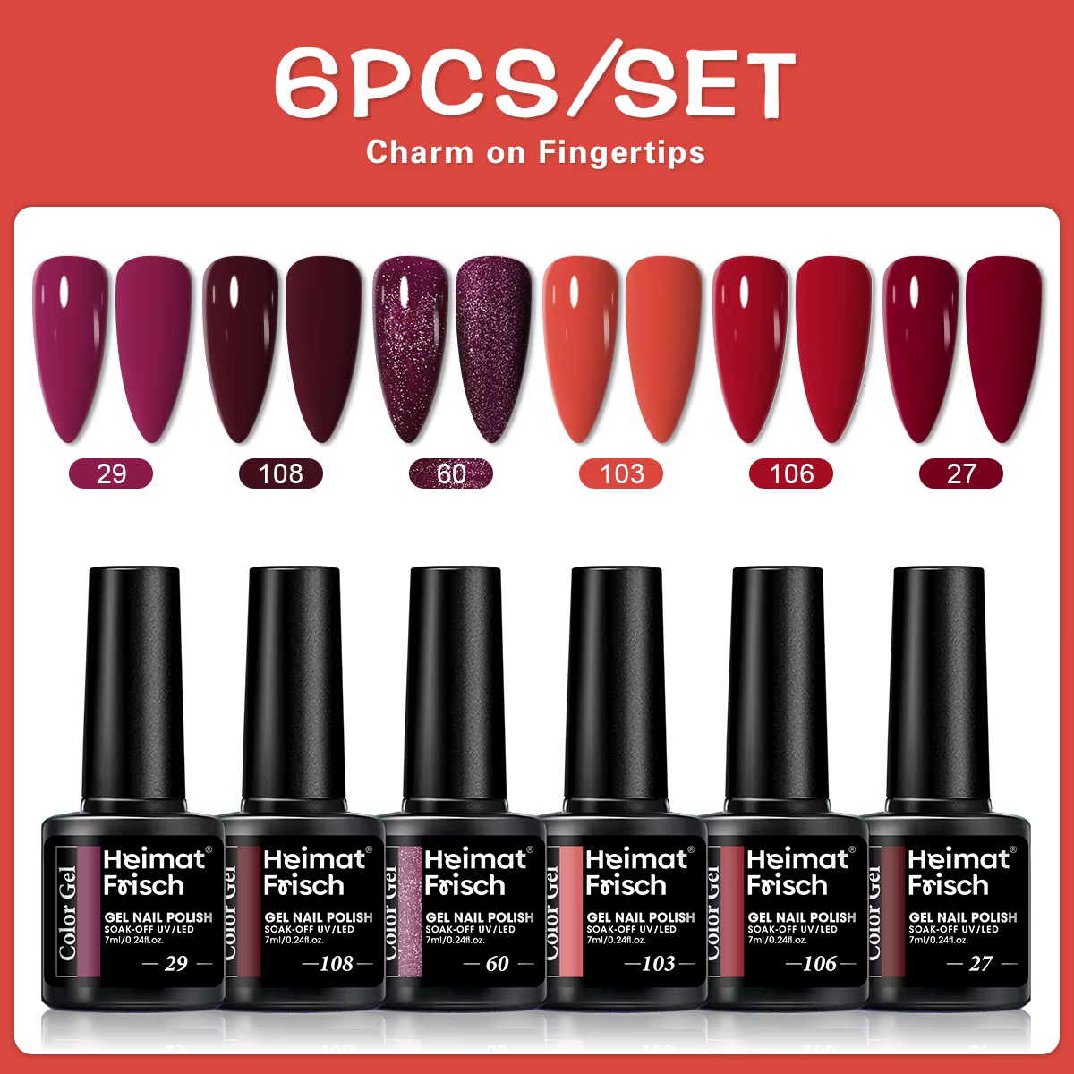 Série de blocs de couleurs |   Ongles brillants 0.24 oz Gel de mousse de bonbons à la mode Semi-Perm
