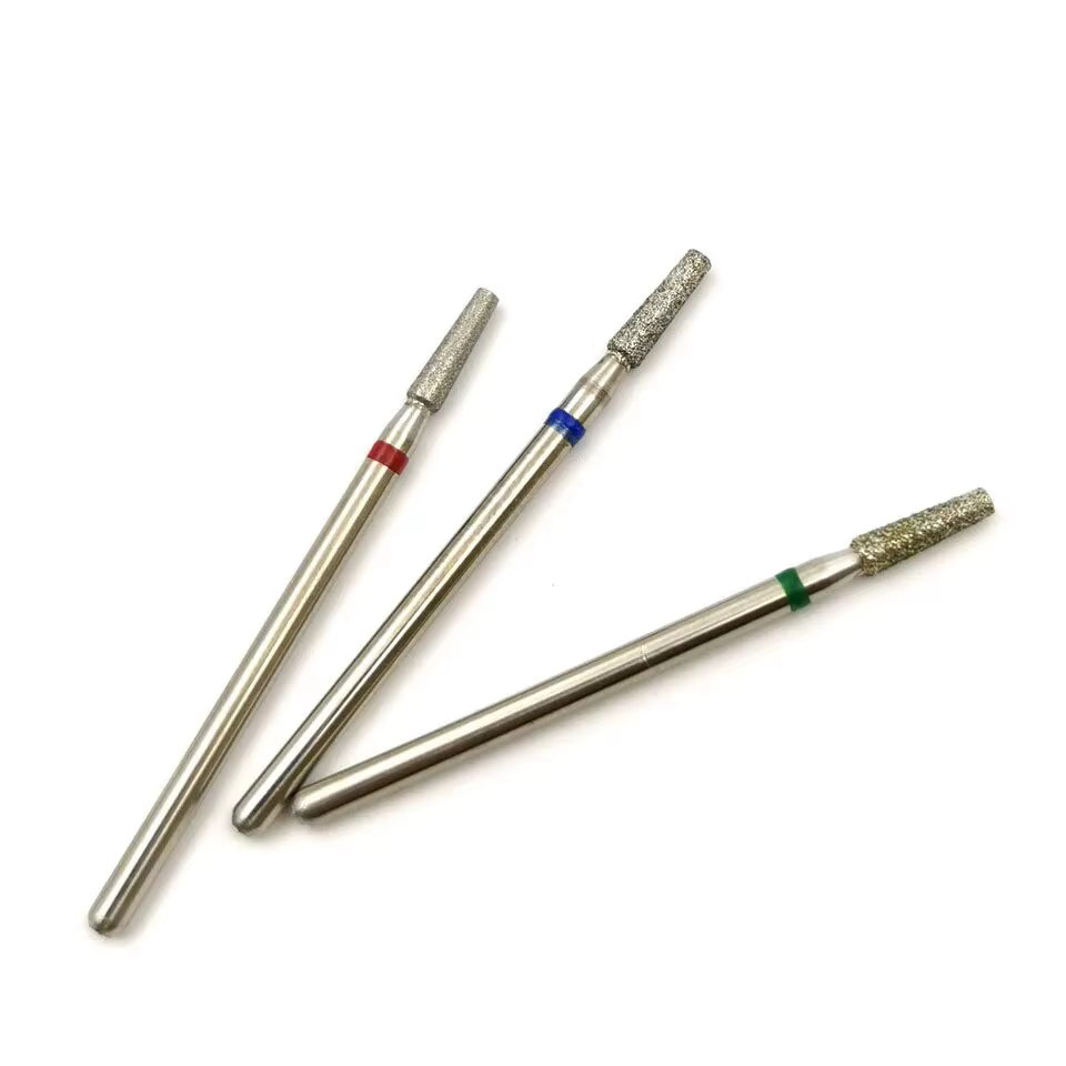 HYTOOS colonne diamant bavure ongles forets rotatif russe cuticule foret électrique manucure perceus