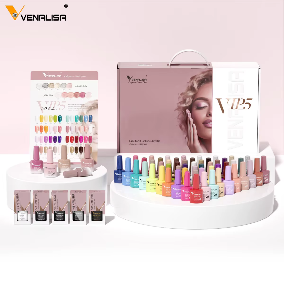 Venalisa VIP5 vernis à ongles HEMA/TPO gratuit couverture complète belle Semi permanente tremper UV