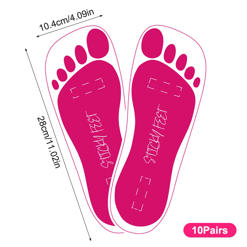 Pantoufles de bronzage jetables pour femmes, 10 paires, pieds collants, Spray, coussinets de protect