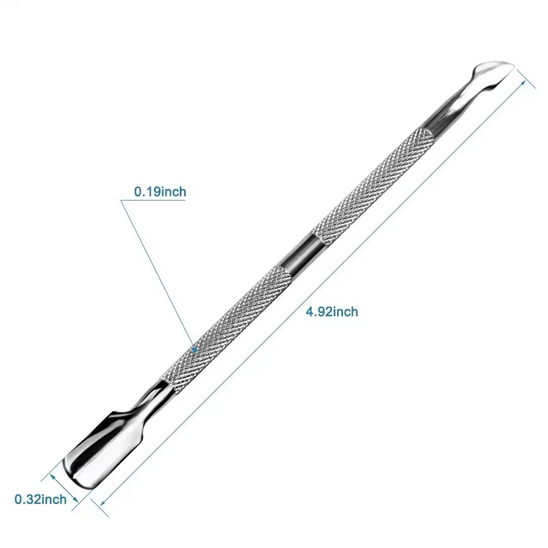 Ensemble de manucure, ciseaux pour cuticules, peau, acier, fourchette en cuir mort, coupe-ongles, ne