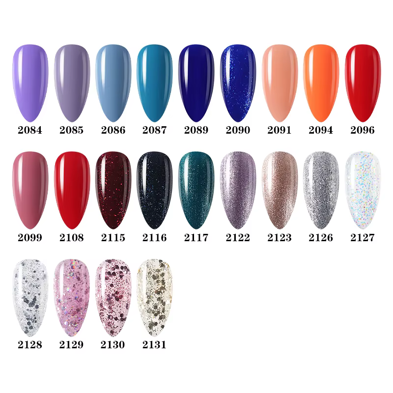 NAILCO 131 couleurs vernis à ongles Gel LED LED Gel Semi Permanant 15ML Gel Nail Art vernis hybrides