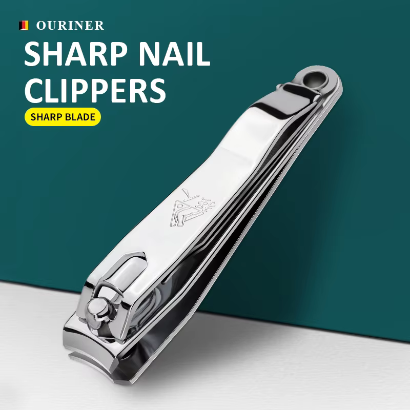 Coupe-ongles en acier inoxydable, coupe-ongles les plus tranchants, bord incurvé pour hommes et femm