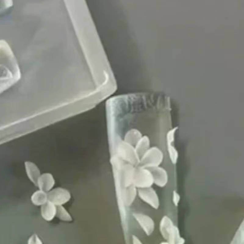 Moule à ongles 3D en silicone pour fleurs, outils de manucure DIY, moules en résine pour motifs flor
