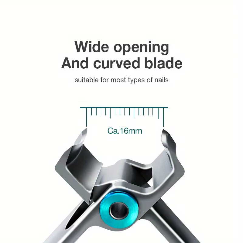 Coupe-ongles de haute qualité en acier inoxydable, deux tailles disponibles, coupe-ongles de manucur