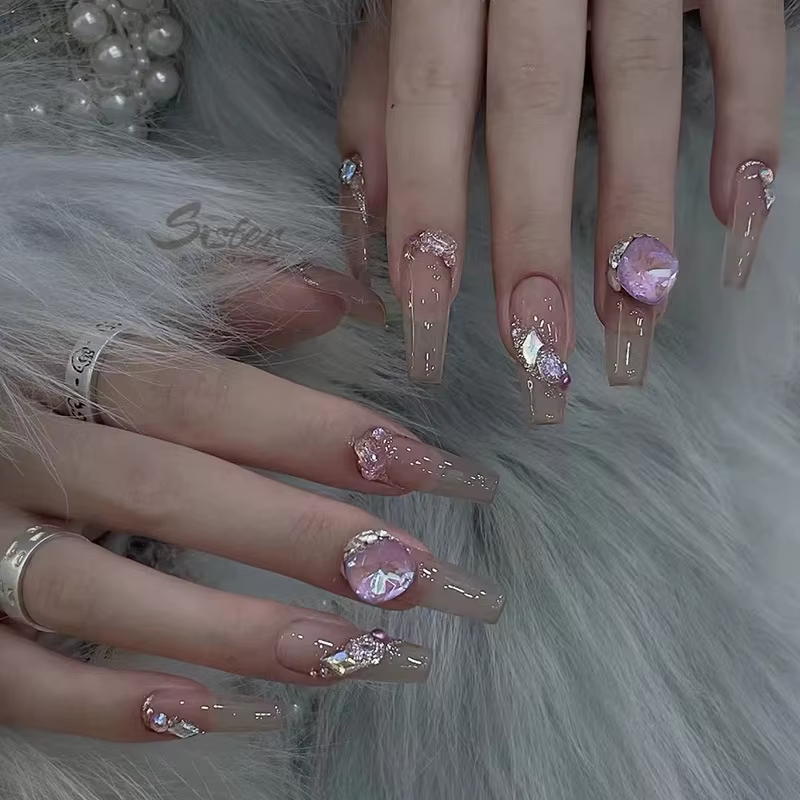 Strass scintillants multi-formes pour Nail Art, verre brillant de qualité, pierres précieuses pour N